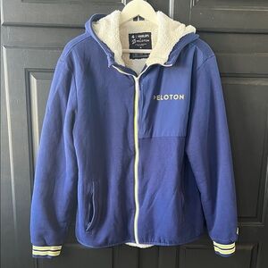Peloton X Fourlaps Medium Sherpa Lined Hoodie Jacket